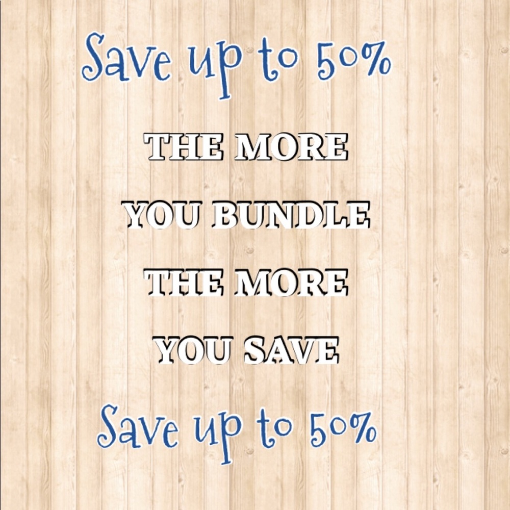 Bundle and save up to 50%